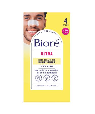 Biore Witch Hazel Ultra Deep Cleansing Pore Strips Nose Strips For Spot Prone Skin