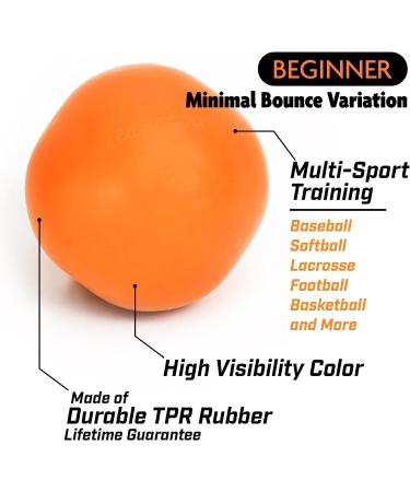 GoSports Baseball and Softball Reaction Ball - Improve Reaction Time and Hand-Eye Coordination - Beginner to Expert Levels - Buy Online on SooperMarket.com