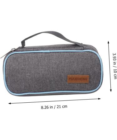 Healeved Portable Cooler 1pc Insulin Cooler Box Cooler Bag Ice Bag Portable Bag Cloth Blue Portable Protective Case Cooler Box Insulin Pen Cooler Blue 21X4.5X10cm - Buy Online on SooperMarket.com