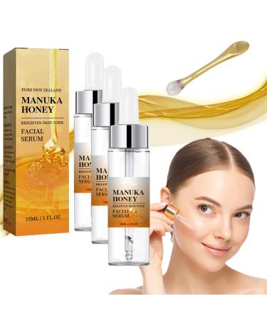 New Zealand Bee Venom and Manuka Honey Serum Manuka Honey Serum for Face Honey Facial Serum Honey Anti-Aging Serum Anti-Aging Serum Honey Face Serum (3Pcs)