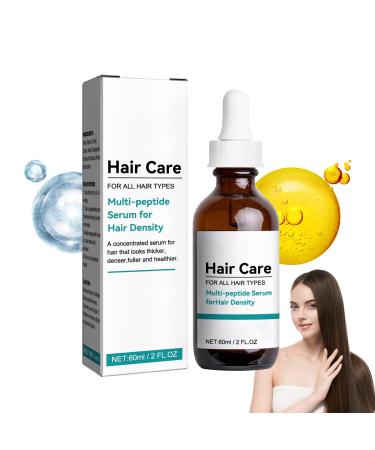 Hair Growth Serum Serum For Hair Density Hair Growth Oil Serum Anti Hair Loss Essence Hair Loss &Hair Thinning Treatment Hair Oil For Thinning Balding Fuller And Faster Growing Hair 60ml