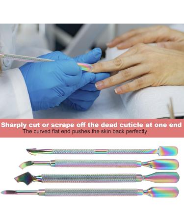 Cuticle Pusher Portable Rust-proof Nail Pusher Eco friendly with Storage Box for Nail Salon - Buy Online on SooperMarket.com