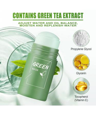 Anguishil Green Tea Mask Stick - Deep Cleanse & Oil Control for All Skin Types (1 PCS) - Buy Online on SooperMarket.com