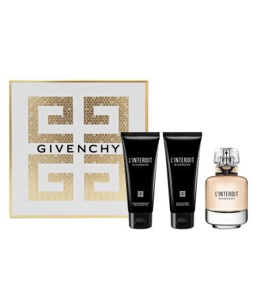 Givenchy L'interdit 3-pcs Gift set (Eau De parfum 2.7 fl oz + Body milk 2.5 fl oz + The shower oil 2.5 fl oz)