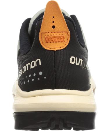 Salomon Men's OUTPULSE Hiking Shoes - 10.5 - Wrought Iron/Bleached Sand/Vibrant Orange - Buy Online on SooperMarket.com