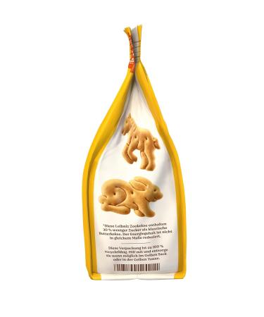 Leibniz Zoo Butter Cookies - 30% Less Sugar 12-Pack Crispy Wildlife Treats Stock Up on Delicious Low-Sugar Cookies (12 x 125g) - Buy Online on SooperMarket.com