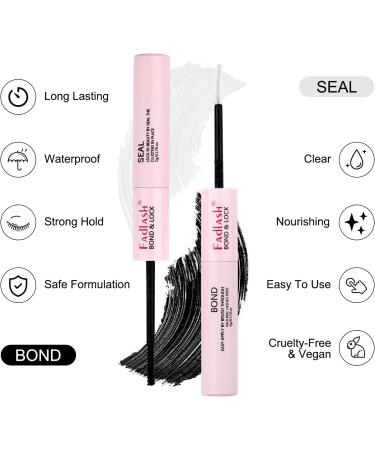 FADLASH Lash Bond and Seal with Remover 15ml - Strong Hold DIY Eyelash Extension Glue & Gentle Remover Set - Buy Online on SooperMarket.com