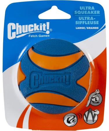 Chuckit! Ultra Squeaker Ball Large - 1-Pack | High-Quality Dog Toy for Interactive Play - Fast International Shipping - Buy Online on SooperMarket.com