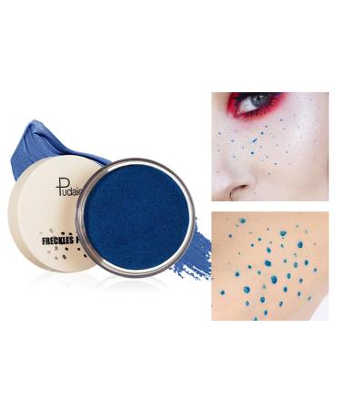 MIELIKKI Freckle Stamp Natural Freckles Marker Makeup Fake Freckles Stamp Air Cushion Waterproof Long Lasting Quick Drying #05 Fresh Blue
