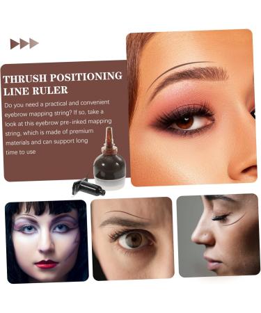 NOLITOY 4pcs String Ink Line Box Ink Line Ruler Mete Measurement Tool Eyebrow Drawing Bottled Vial - Buy Online on SooperMarket.com