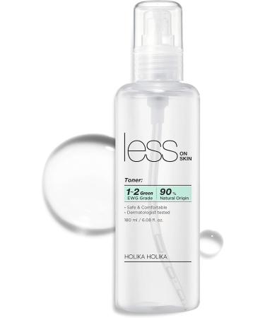 Buy Holika Holika Less on Skin Toner 180ml - Hydrating & Soothing | International Shipping Available - Buy Online on SooperMarket.com
