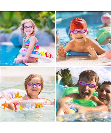 Careula Kids Swim Goggles - Boys Girls Toddlers Age 2-10 - Blue/Fuchsia - Buy Online on SooperMarket.com