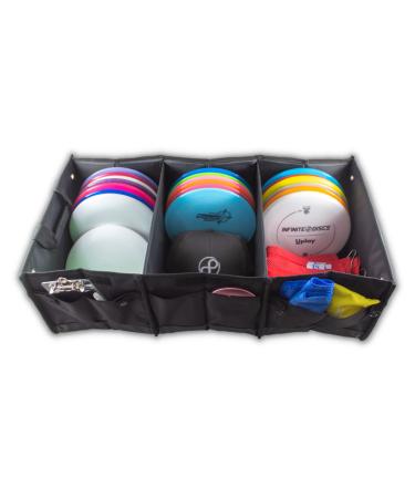 Infinite Discs Disc Golf Tote and Trunk Organizer for Bulk Disc Storage