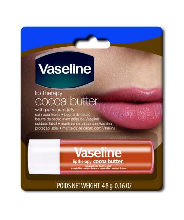 Vaseline Lip Therapy Cocoa Butter | Tinted Lip Balm with Cocoa & Shea Butter | Hydrating 4.8g Lip Care - Buy Online on SooperMarket.com