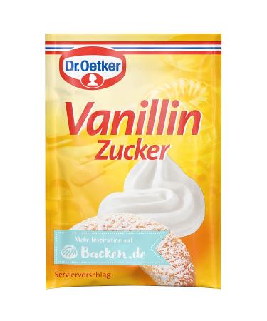 Dr Oetker Vanillin Zucker Vanilla Sugar 10x 8g - imported by DFB