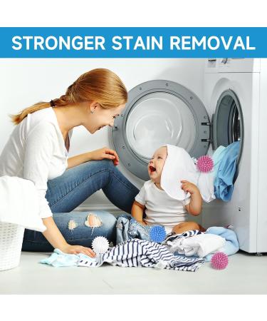 Laundry Dryer Balls Non-Melting Dryer Balls New Material Softer Washing Machine Balls 6 Pieces - Buy Online on SooperMarket.com