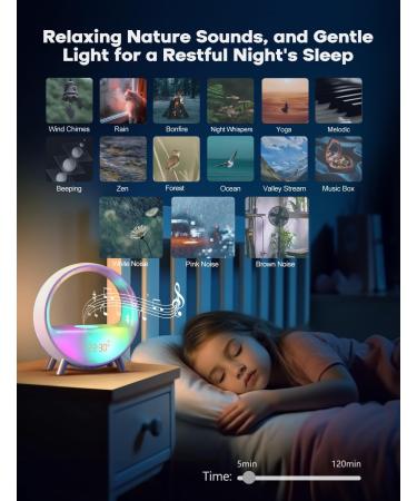 DEKALA LIGHTWACKE: Smart Sunrise & Sunset Alarm Lamp with 15W Wireless Charging Touch & App Control Compatible with Alexa - Buy Online on SooperMarket.com
