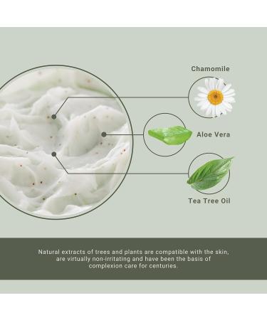 Snap Microfine Exfoliant Facial Scrub for Normal to Oily Skin Contains 100% Natural Pumice and Extracts of Tea Tree Chamomile & Aloe Vera 180ml - Buy Online on SooperMarket.com