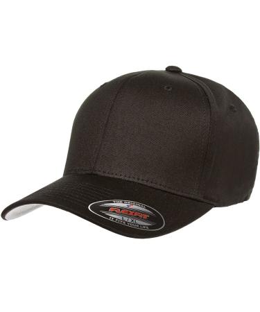Flexfit Men's Athletic Baseball Fitted Cap - Black