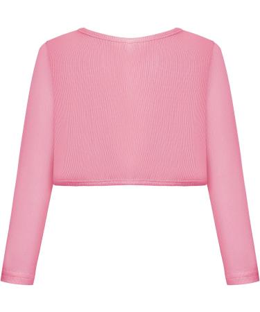 BONNY BILLY Girls Pink Knitted Cotton Cardigan Shrug - Size 3-4 Years | Kids Clothing - Buy Online on SooperMarket.com