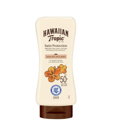 Hawaiian Tropic 180 ml SPF 50 Satin Protection Sun Lotion by Hawaiian Tropic