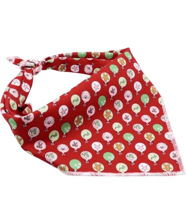 Shop Lionet Paws Christmas Dog Bandana - Triangular Headscarf for Small Medium & Large Dogs - Holiday Pet Accessory - 1 Pack - Buy Online on SooperMarket.com