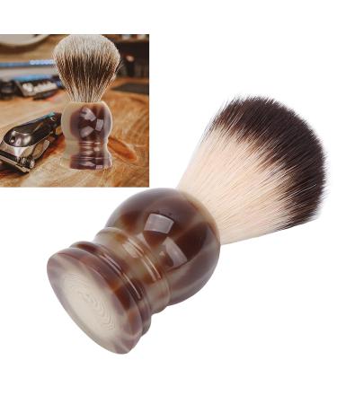 Premium Men's Shaving Brush with Resin Grip | Portable & Stylish Beard Rasier Brush for Facial Care at Home & Travel - Buy Online on SooperMarket.com