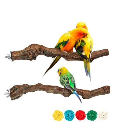 Bird Perch Stands Natural Grapevine Bird Cage Perch for Parrot Cage Accessories style-1