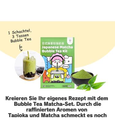 Tokimeki Japanese Matcha Bubble Tea Kit 255g | Authentic Matcha Experience | Easy Hot & Cold Preparation | Perfect for Home Enjoyment - Buy Online on SooperMarket.com