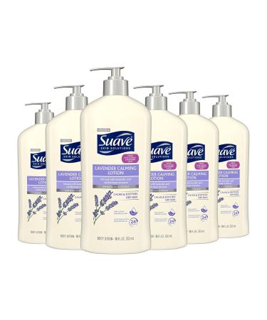 Suave Skin Lotion 18 Ounce Pump Lavender Vanilla 18 Ounce Pump (532ml) (6 Pack)