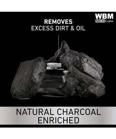 Buy WBM Men Care Charcoal Face Cleanser - Daily Wash for All Skin Types - 5.29 Oz - International Shipping Available - Buy Online on SooperMarket.com