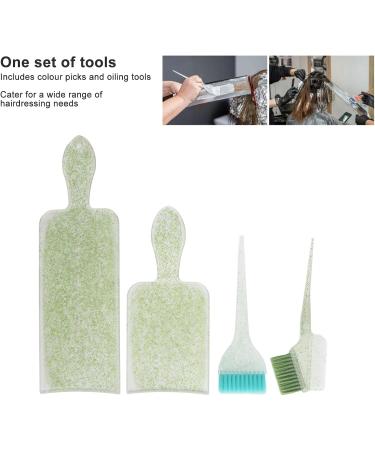 Hair Highlighting Board Kit Bleaching Foiling Tinting Hair Coloring Board Set for Beauty Salon (Green) - Buy Online on SooperMarket.com