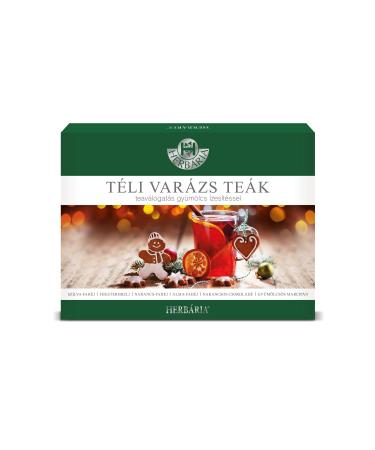 Herbaria Magic Winter Fruit and Herbal Tea Flavoured Selection Gift Box 6 Types 5 Each