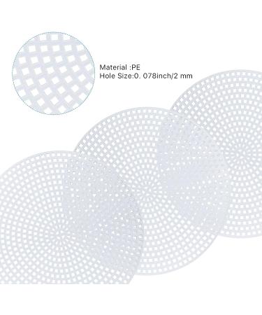 Milkary 100 Pcs Circle Plastic Mesh Sheets for Embroidery and Crafting - 4.5 Plastic Canvas for DIY Projects - Buy Online on SooperMarket.com