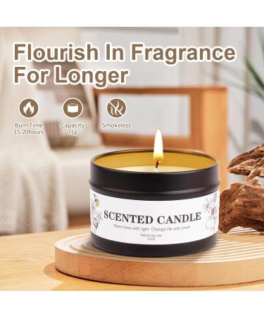 Fragrance Candle Gift Set for Women & Men | 9 x 75g Soy Wax Aromatherapy | Long-Lasting 180 Hours | Perfect for Christmas & Birthday Gifts - Buy Online on SooperMarket.com