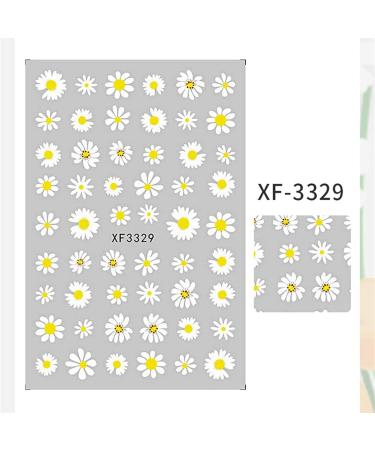 Nail Art Stickers Water Transfer DIY Nail Decals Sunflower and Small Daisy Colorful Transfer Watermark Nail Stickers for Nails Design Manicure Tips Decor - Buy Online on SooperMarket.com