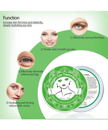 DELISOUL Collagen Under Eye Patches - Seaweed Eye Mask for Dark Circles & Puffiness - Anti Wrinkle Eye Gel Treatment for Puffy Eyes & Under Eye Bags - Improve & Firm Eye Skin - Buy Online on SooperMarket.com