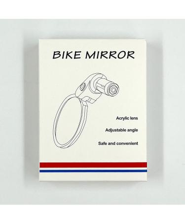Homieway HD Convex Bicycle Mirror for E-Bikes - 360 Rotatable & Foldable - Universal Handlebar Mirror for 16-22mm Bars - Buy Online on SooperMarket.com