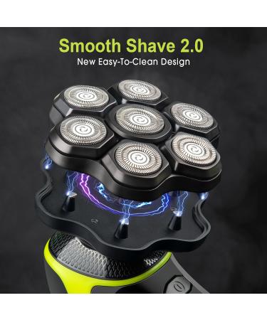 Telfun Upgraded 7D Head Shaver for Bald Men | 100% Waterproof Mess-Free Grooming Kit for Smooth Shaving Buy Now - Buy Online on SooperMarket.com