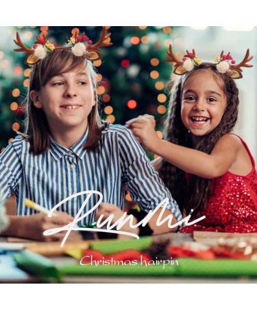 Runmi Christmas Headband Reindeer Antlers Hair Band Red Sequins Headbands Christmas Hair Accessories for Women and Girls (C) - Buy Online on SooperMarket.com