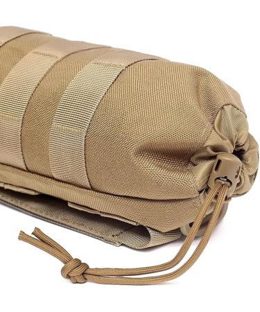 Acexier Tactical Molle Water Bottle Bag - Outdoor Hydration Gear for Camping Hiking & Fishing - Black Sports Travel Bag - Buy Online on SooperMarket.com