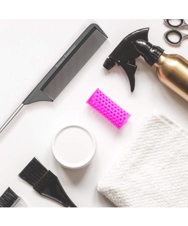 Professional 8.8 Inch Tail Comb - Black Carbon Fiber & Stainless Steel Pintail - Anti-Static, Heat Resistant Teasing Comb - Lightweight for All Hair Types - Buy Online on SooperMarket.com