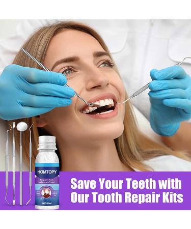 Tooth Repair Set | Temporary Denture Kit | Self-Confident Smile with Thermal Adaptation Beads - 30ml - Buy Online on SooperMarket.com