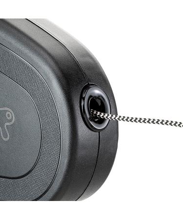 Ferplast Flippy One Dog Leash - Retractable Roller Leash for Large Dogs Up to 35 kg | 5 m Pull-Out Cord | Black - Buy Online on SooperMarket.com