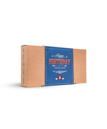Gourmet Birthday Coffee Gift Set for Men & Women 14 of The World's Finest Single Estate Specialty & Organic Coffees | Brew & Enjoy Anytime Anywhere | Hamper Style Letterbox Gift Idea for Him & Her Birthday Gift Box 14pcs