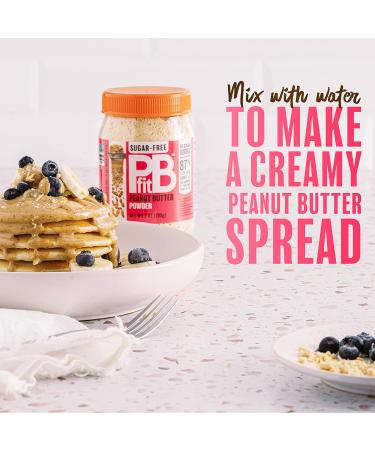 PBfit Sugar-Free Peanut Butter Powder - Real Roasted Pressed Peanuts, No Added Sugar - 7 Ounce - Buy Online on SooperMarket.com