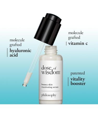 Philosophy Dose of Wisdom Serum - Bouncy Skin Reactivation for Radiant Glow - Buy Online on SooperMarket.com