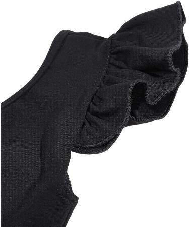 HIPPOSEUS Girls Long & Short Sleeve Leotard for Gymnastics, Dance, Ballet - Black, Size 8-9 Years - Buy Online on SooperMarket.com