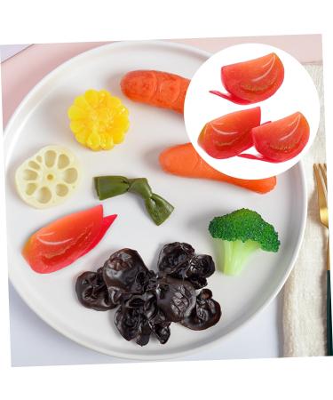 Alipis 9 Pcs Imitation Tomato Fake Tomato for Home Realistic Vegetable Decor Small Vegetable Ornament Red Tomato Figurine Lifelike Vegetable Tomato Artificial Lotus Root Slices Pvc Watermelon Redx3pcs 6.5x3.5cmx3pcs - Buy Online on SooperMarket.com