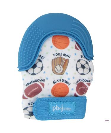 PBnJ baby Silicone Infant Teething Mitten Teether Glove Mitt Toy (Sports)